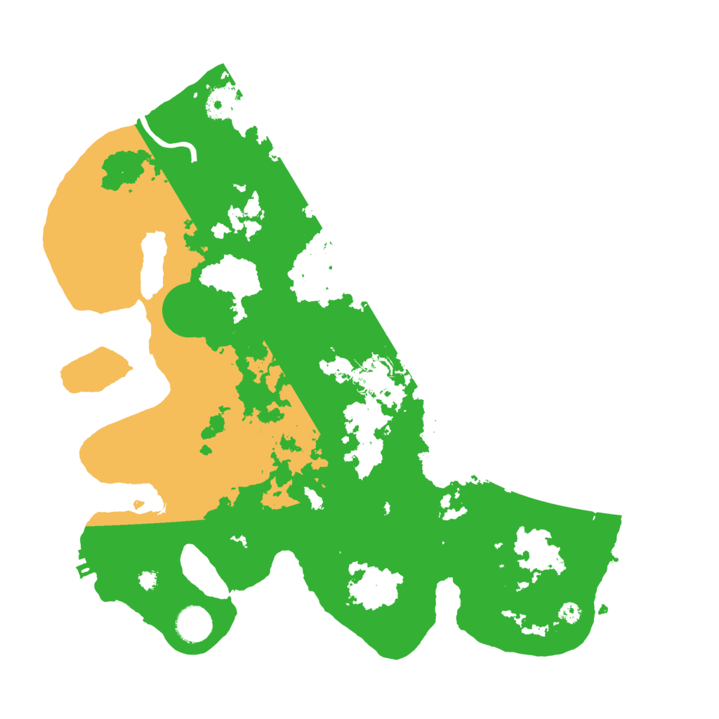 Biome Rust Map: Procedural Map, Size: 3500, Seed: 70428564