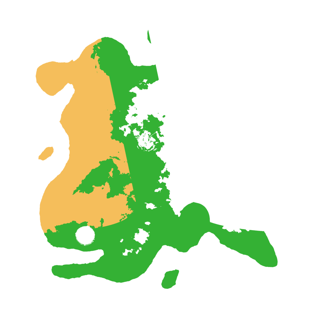 Biome Rust Map: Barren, Size: 3000, Seed: 650160695