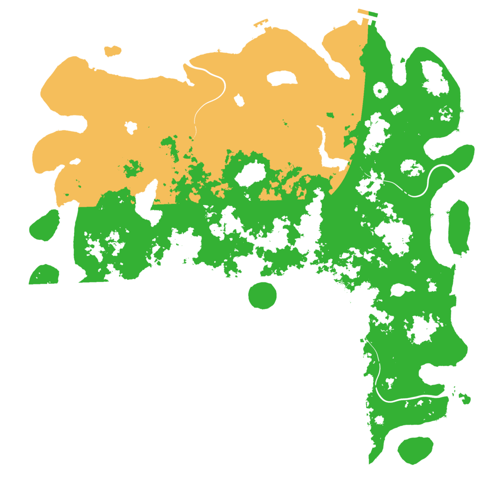 Biome Rust Map: Procedural Map, Size: 5000, Seed: 2081059923