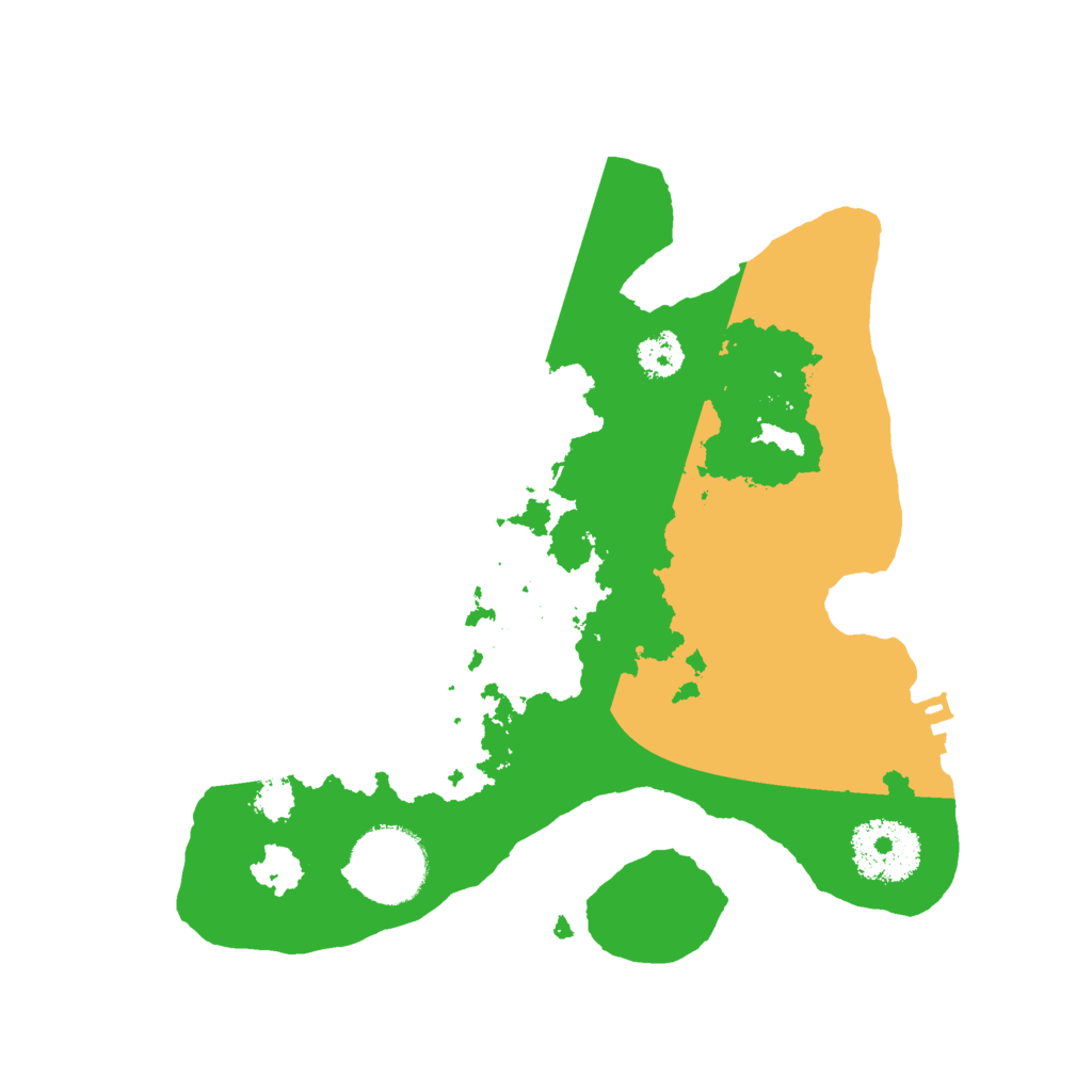 Biome Rust Map: Procedural Map, Size: 2500, Seed: 714758962