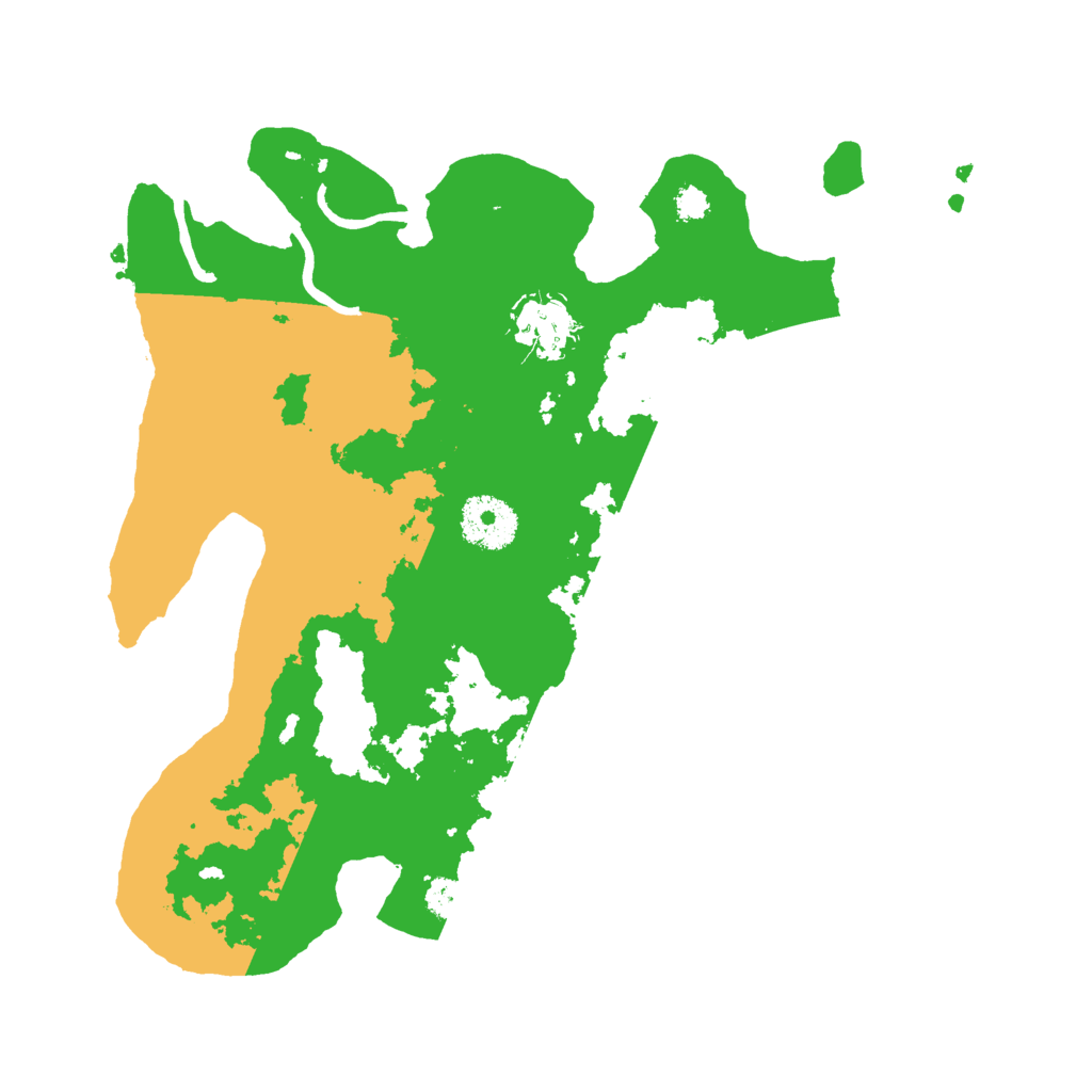 Biome Rust Map: Procedural Map, Size: 3000, Seed: 57597