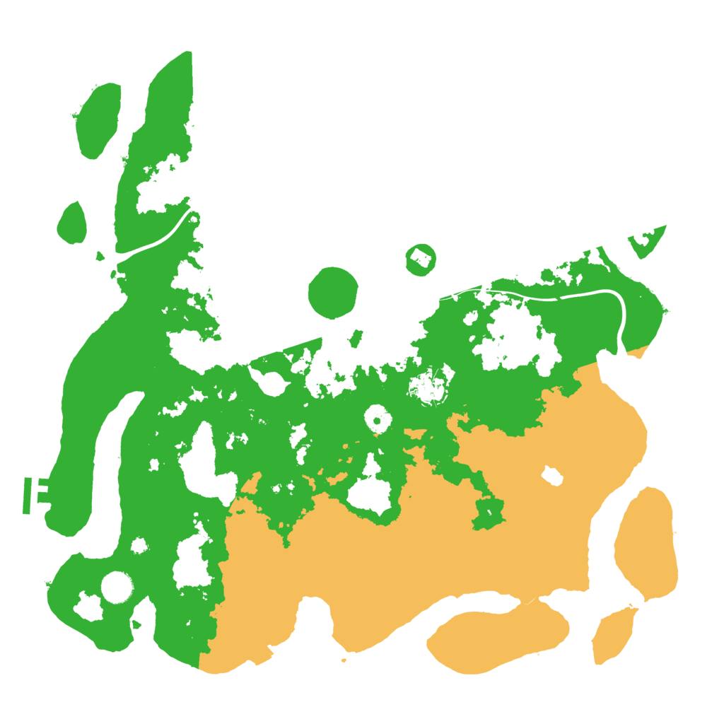 Biome Rust Map: Procedural Map, Size: 4000, Seed: 456792640