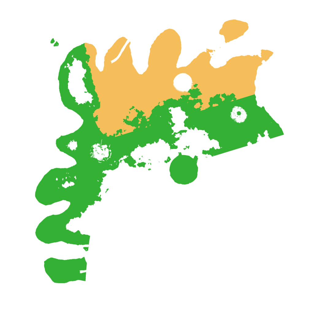 Biome Rust Map: Procedural Map, Size: 3000, Seed: 461528405