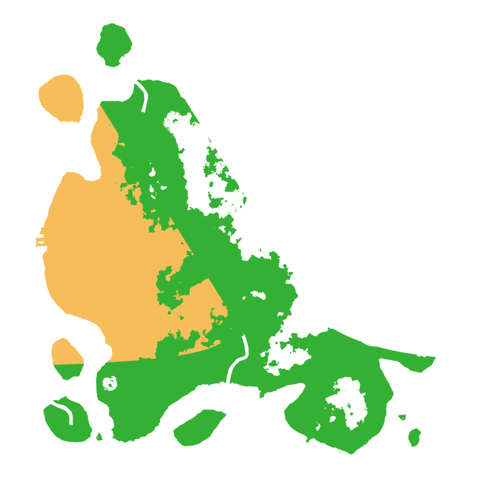 Biome Rust Map: Procedural Map, Size: 3500, Seed: 933021169