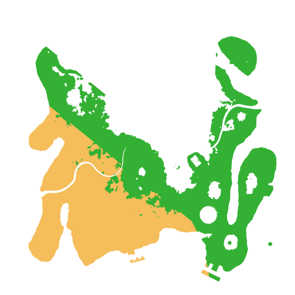 Biome Rust Map: Procedural Map, Size: 3000, Seed: 123123123