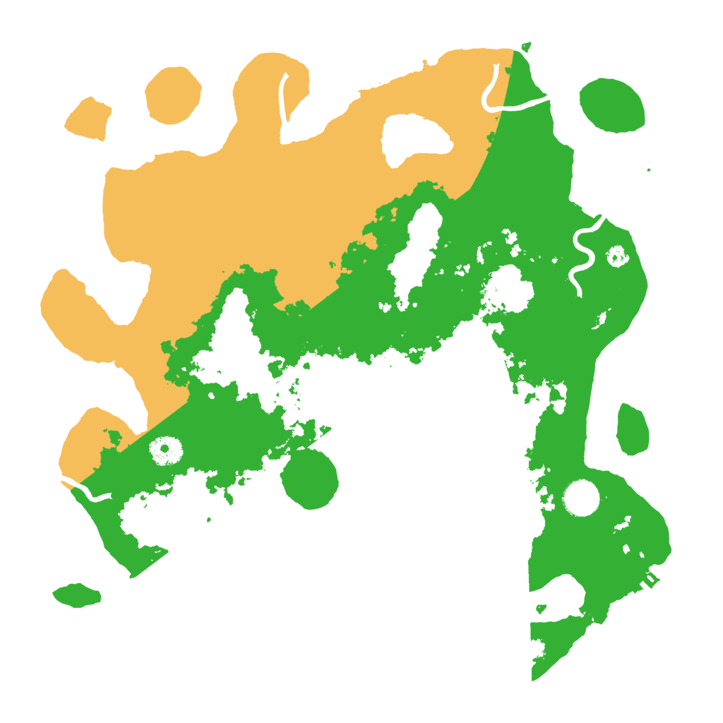 Biome Rust Map: Procedural Map, Size: 3500, Seed: 2041163610