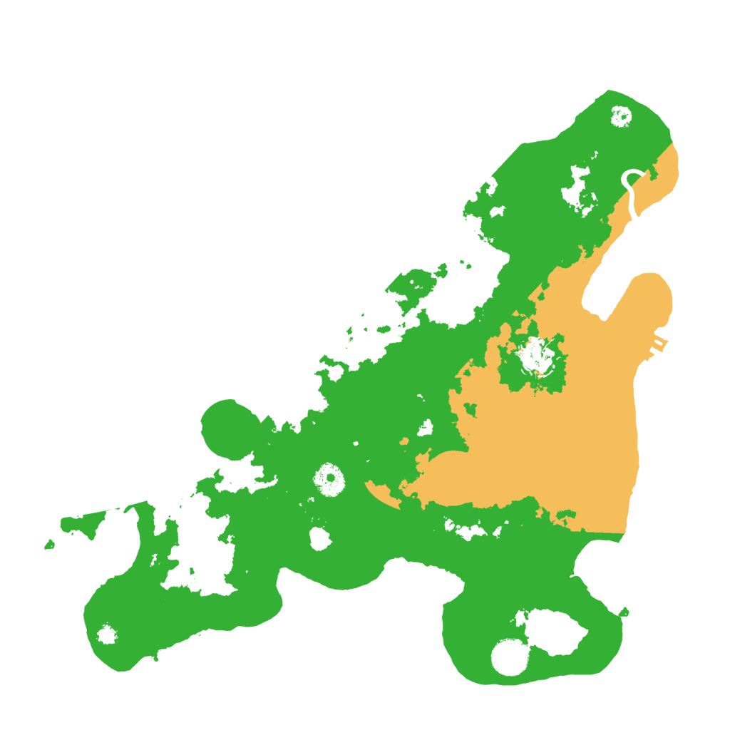 Biome Rust Map: Procedural Map, Size: 3500, Seed: 39016483