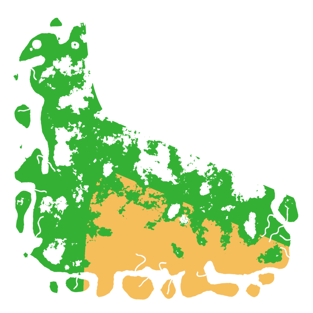 Biome Rust Map: Procedural Map, Size: 6000, Seed: 159995