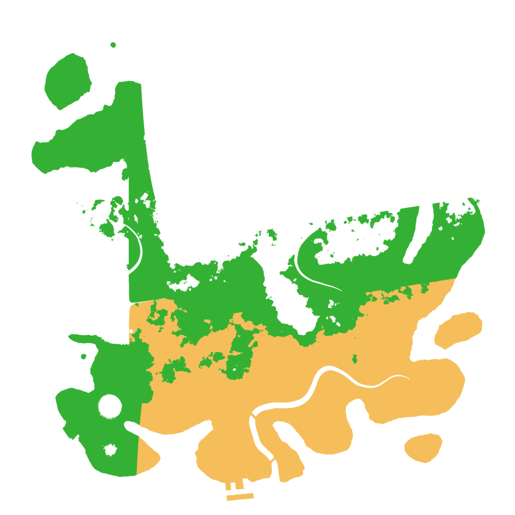 Biome Rust Map: Procedural Map, Size: 3850, Seed: 84155945