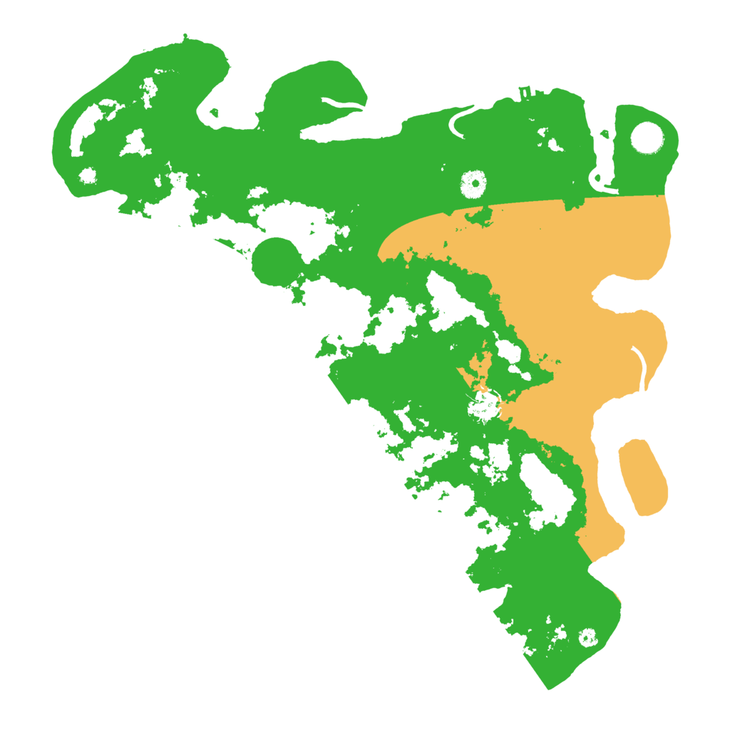 Biome Rust Map: Procedural Map, Size: 4000, Seed: 1844658951