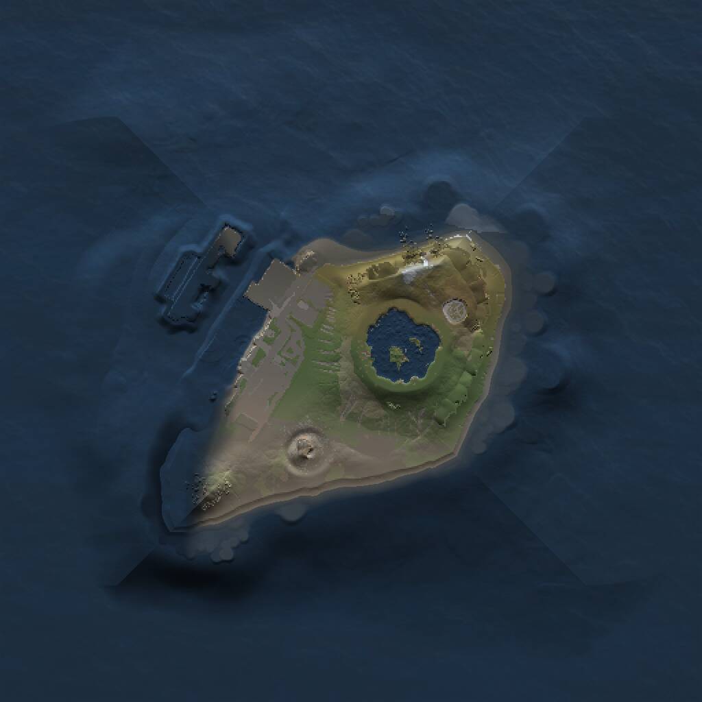 Rust Map: Procedural Map, Size: 1000, Seed: 2134928133, 2 Monuments