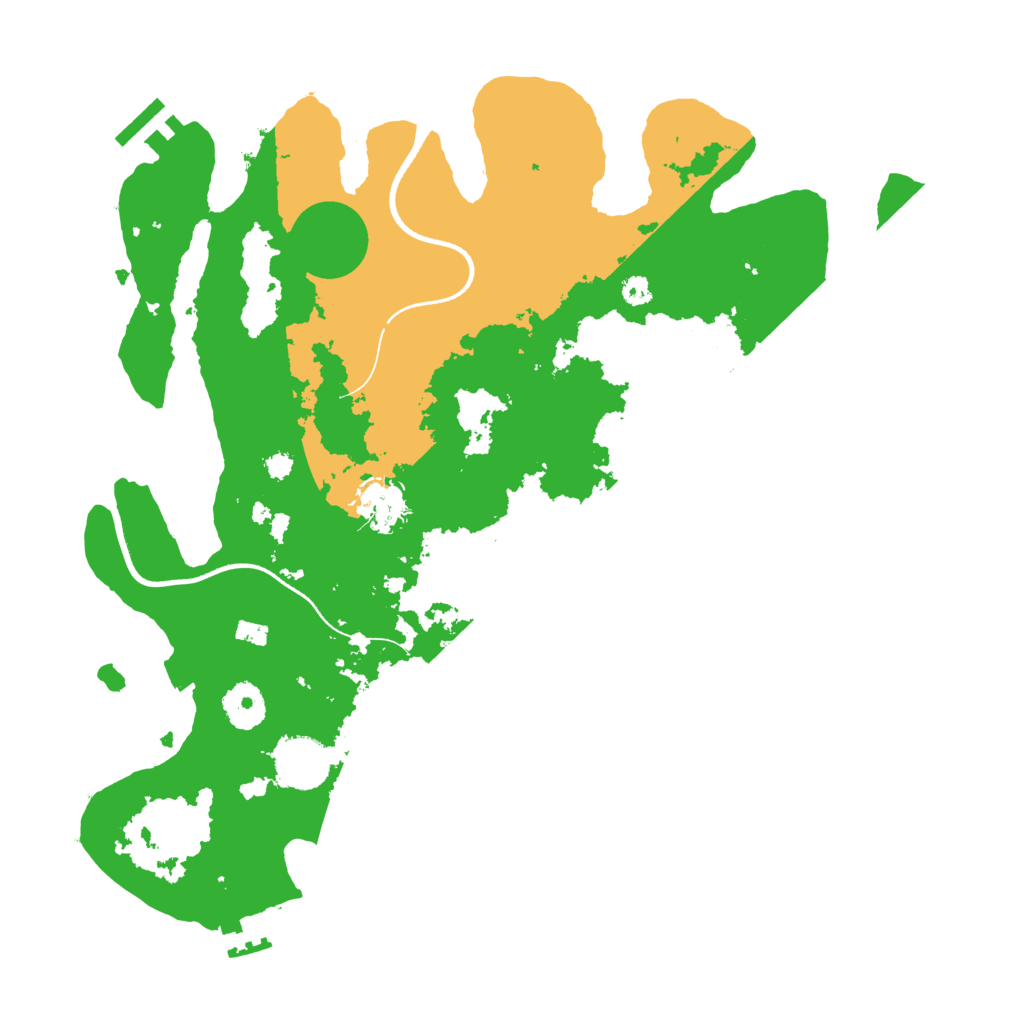 Biome Rust Map: Procedural Map, Size: 3500, Seed: 20221025