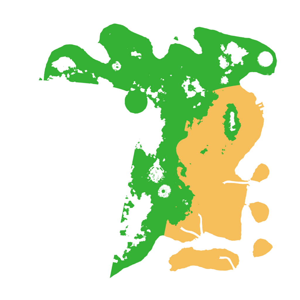 Biome Rust Map: Procedural Map, Size: 3500, Seed: 124703