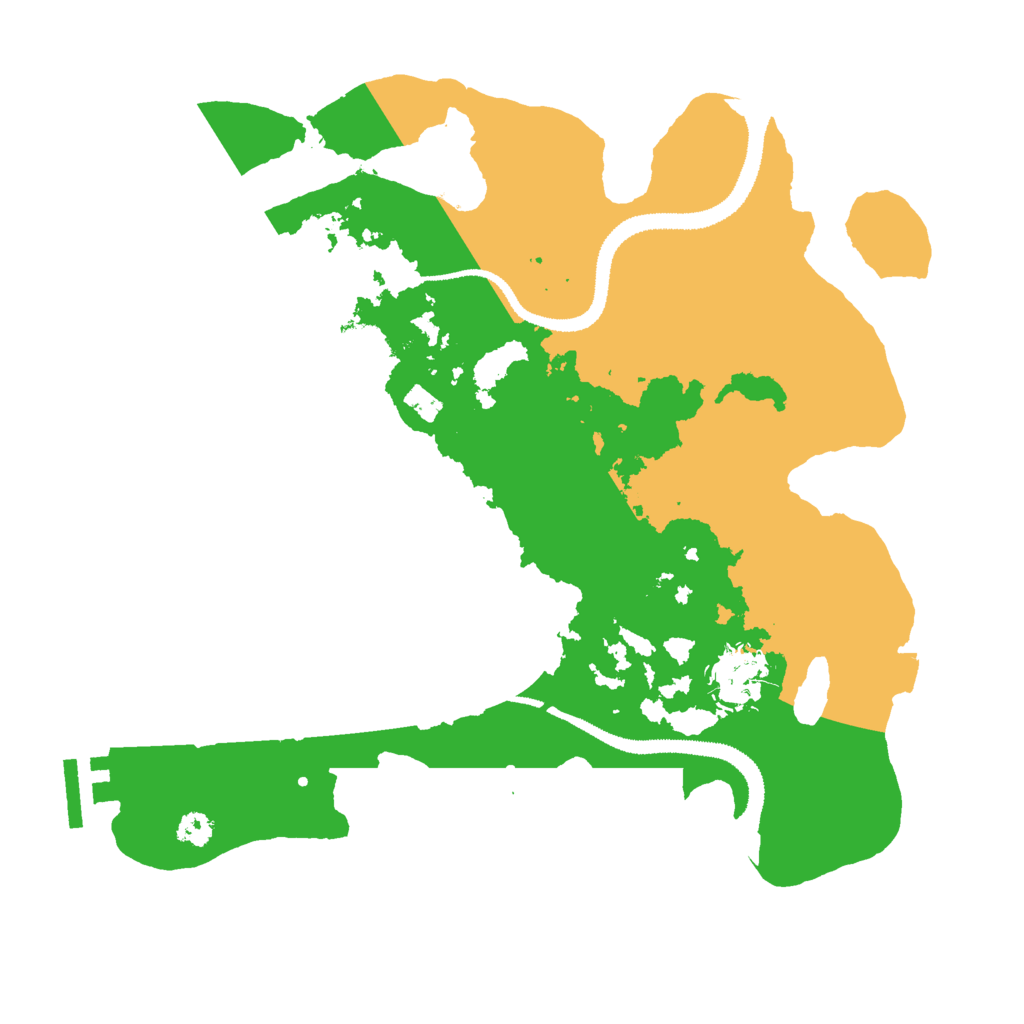 Biome Rust Map: Procedural Map, Size: 3000, Seed: 1222922033
