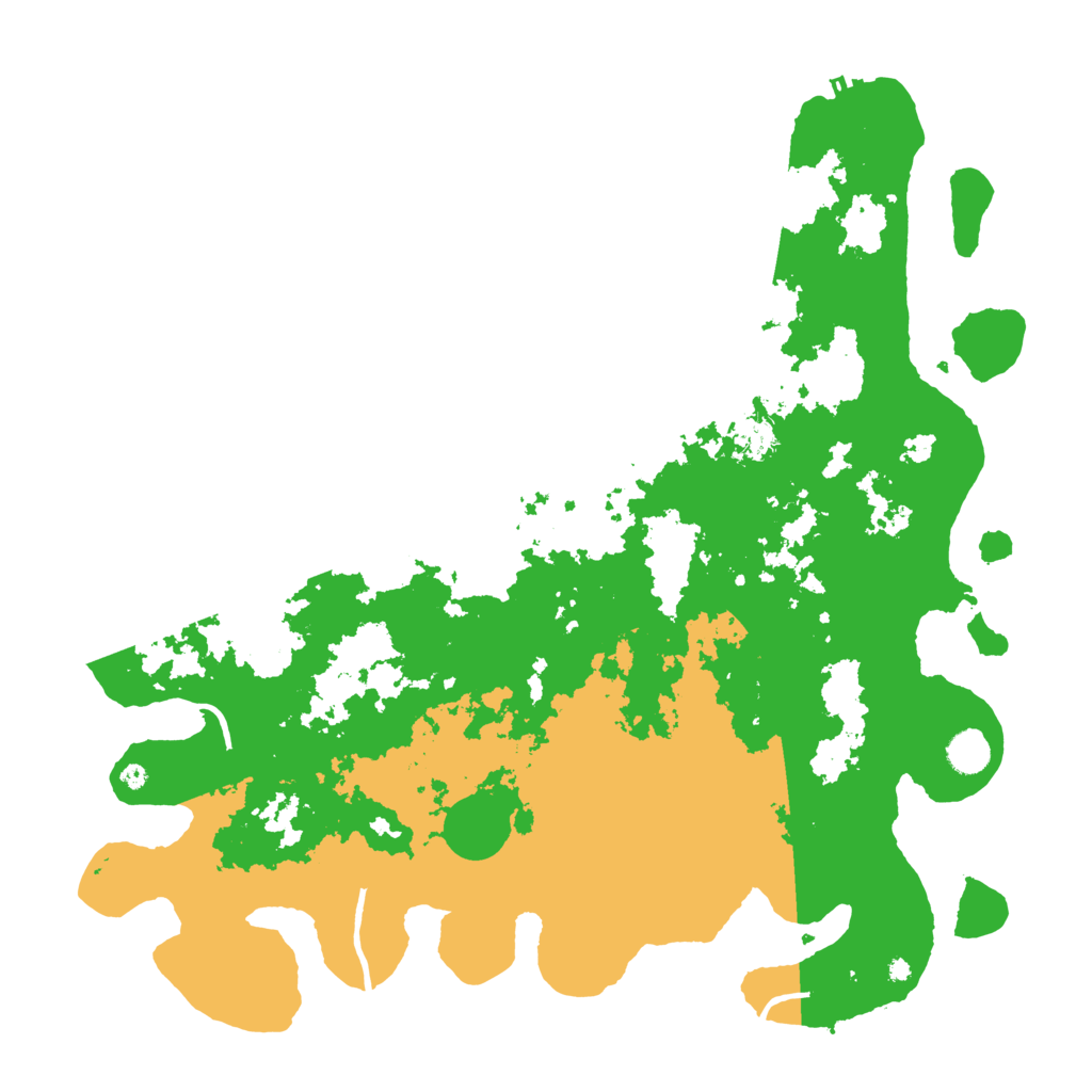 Biome Rust Map: Procedural Map, Size: 4500, Seed: 529510144