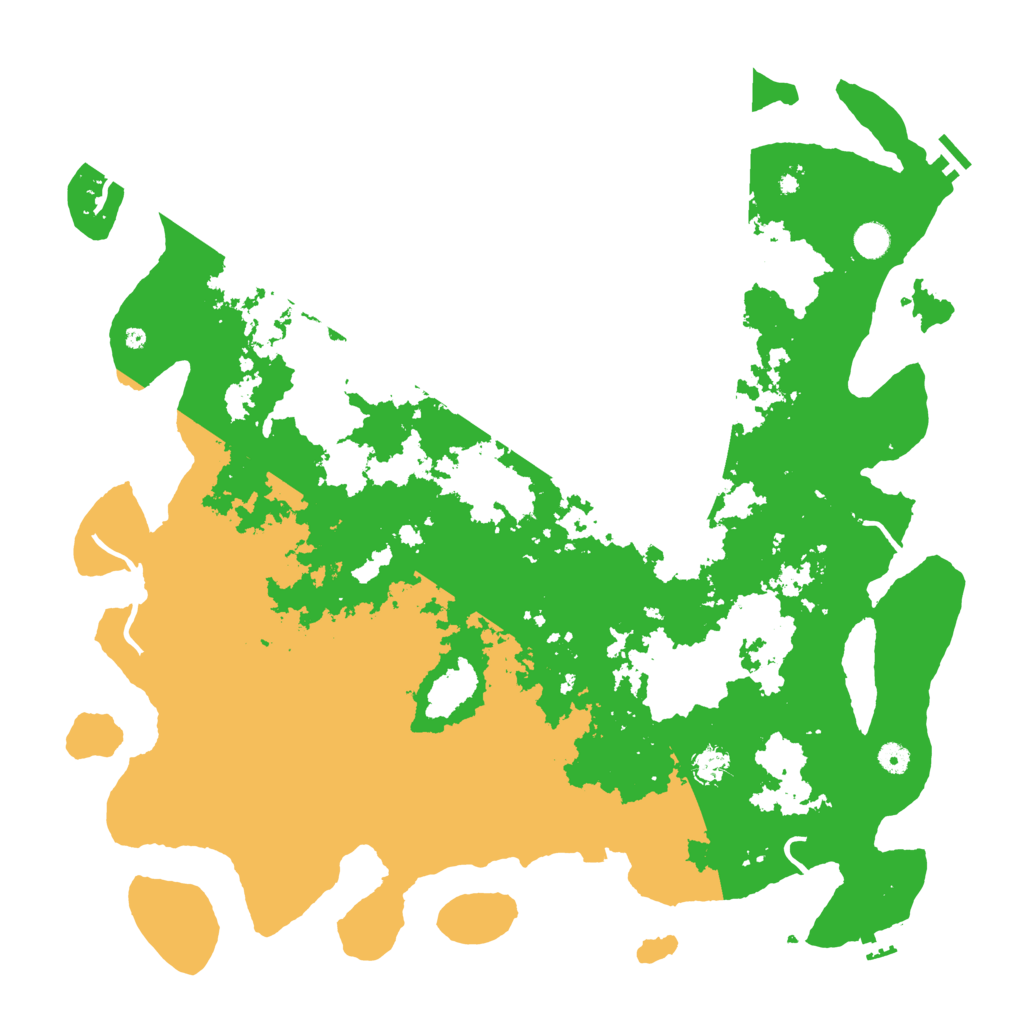 Biome Rust Map: Procedural Map, Size: 5000, Seed: 1024010326