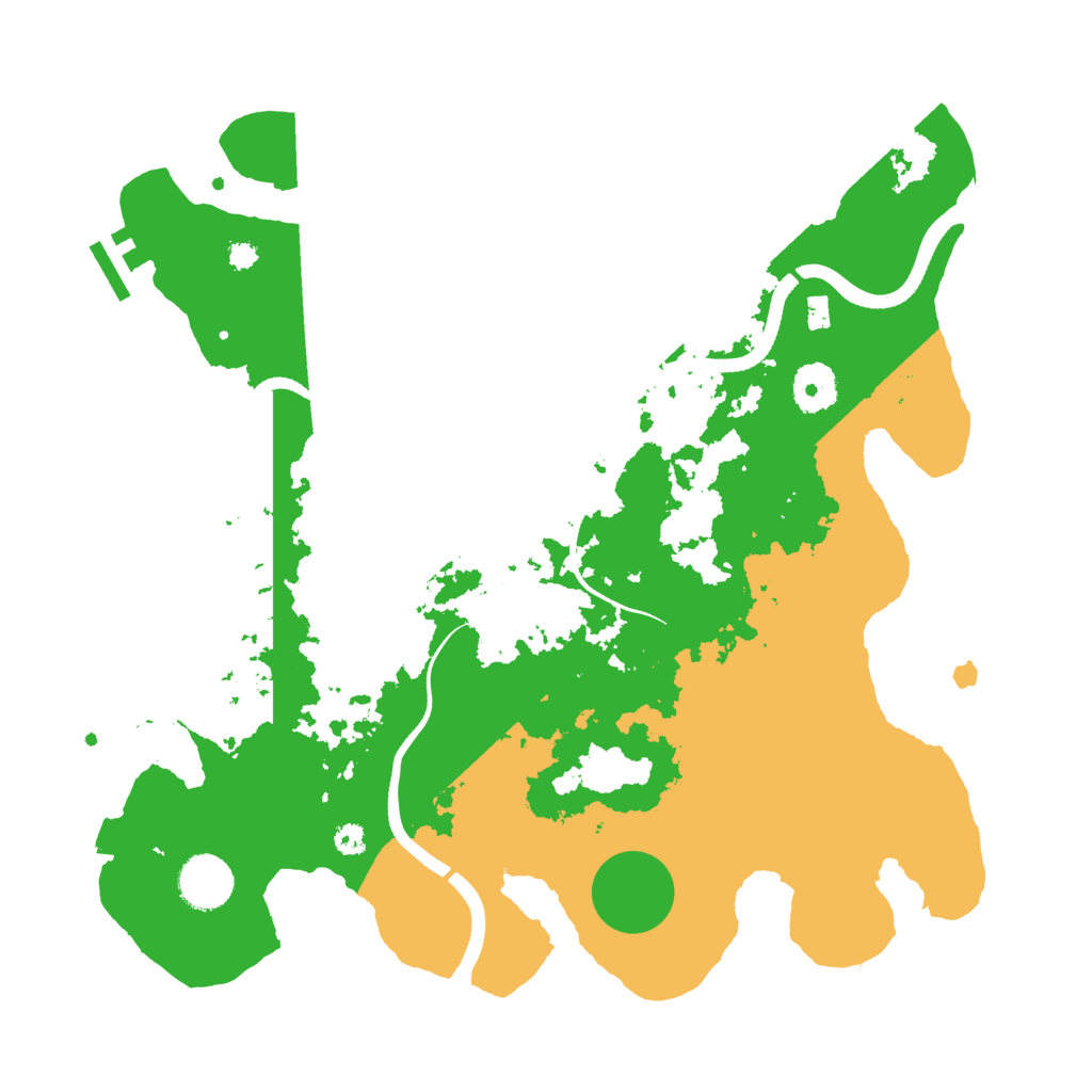 Biome Rust Map: Procedural Map, Size: 3500, Seed: 1434202518