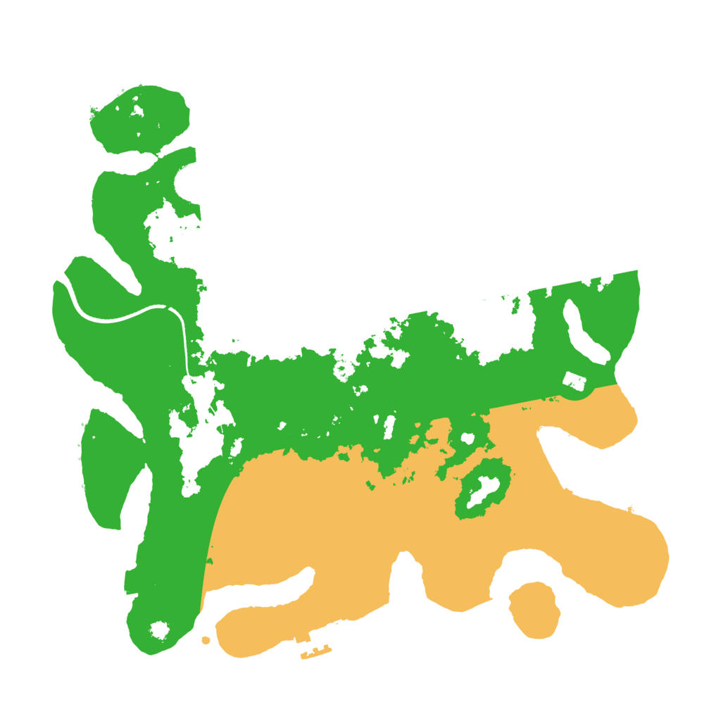 Biome Rust Map: Procedural Map, Size: 3500, Seed: 86436755