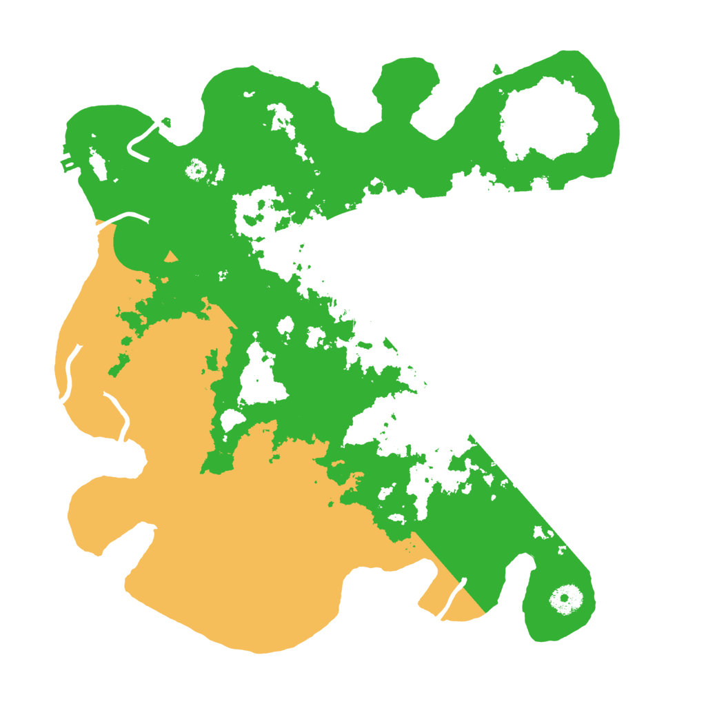 Biome Rust Map: Procedural Map, Size: 3500, Seed: 204116310