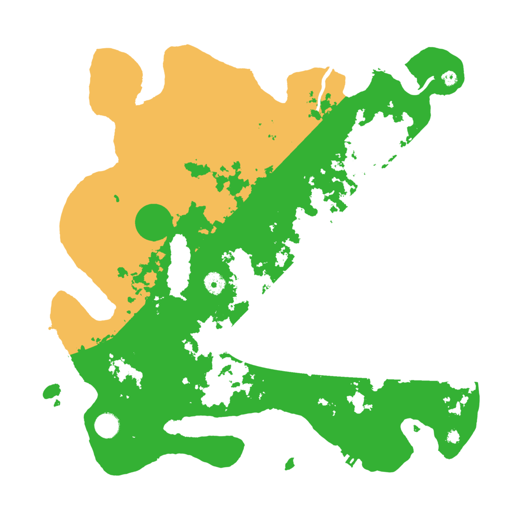 Biome Rust Map: Procedural Map, Size: 3700, Seed: 515777434