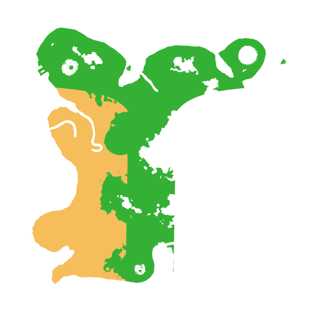 Biome Rust Map: Procedural Map, Size: 3000, Seed: 44558