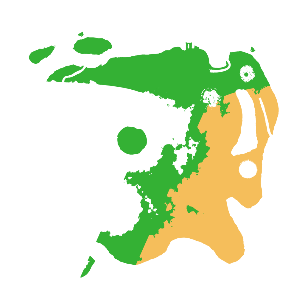 Biome Rust Map: Procedural Map, Size: 3000, Seed: 1916336663