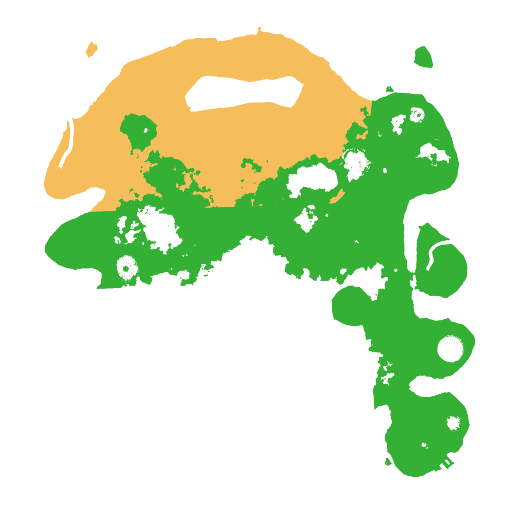 Biome Rust Map: Procedural Map, Size: 3500, Seed: 5654681
