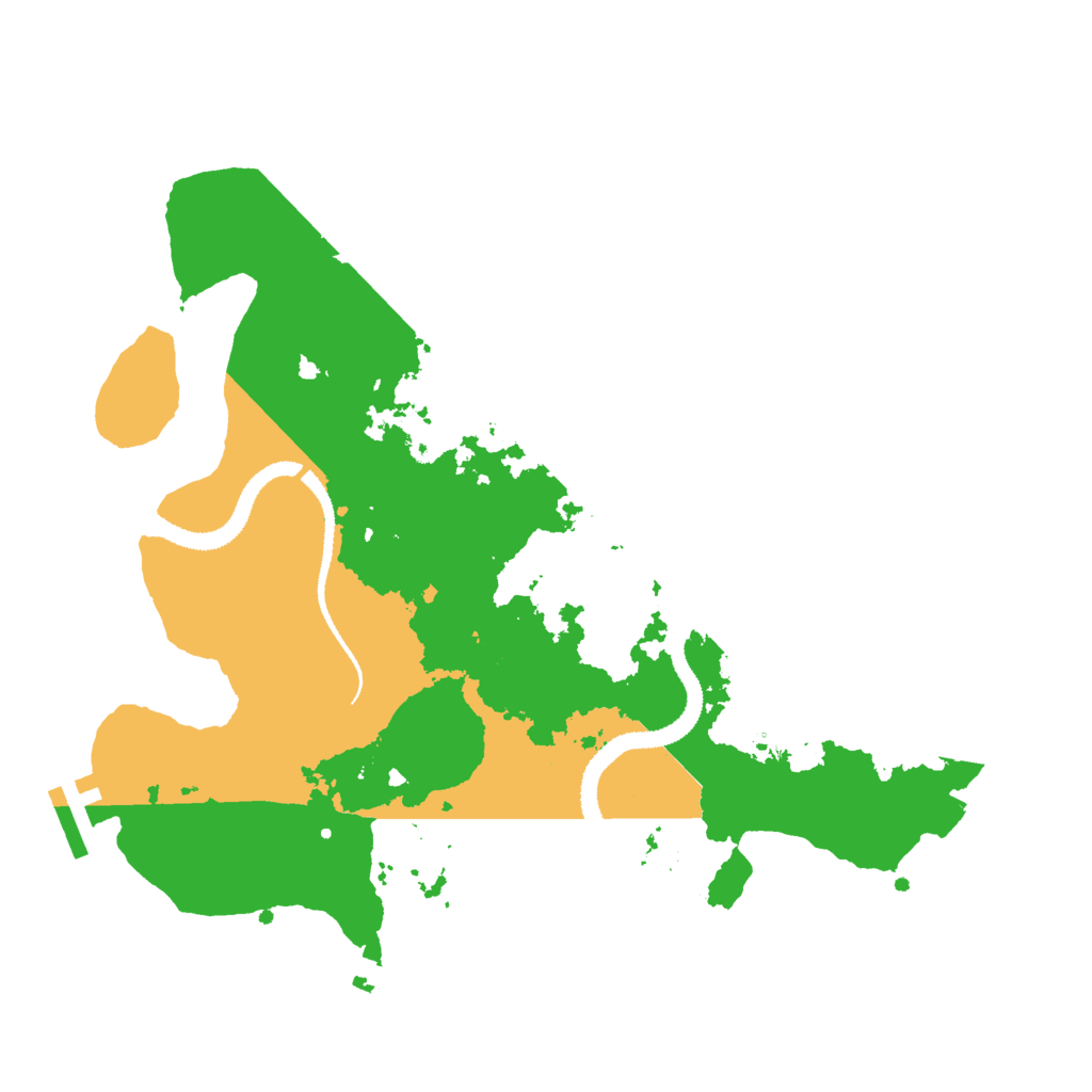 Biome Rust Map: Procedural Map, Size: 3000, Seed: 1961259297