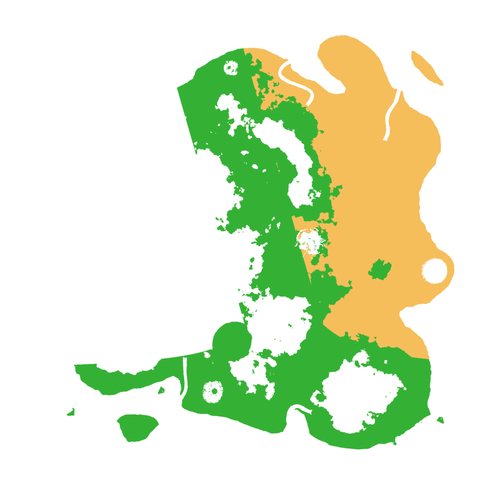 Biome Rust Map: Procedural Map, Size: 3500, Seed: 28488
