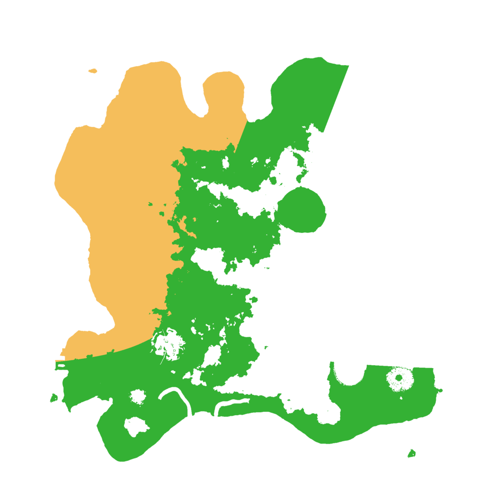 Biome Rust Map: Procedural Map, Size: 3000, Seed: 3254796