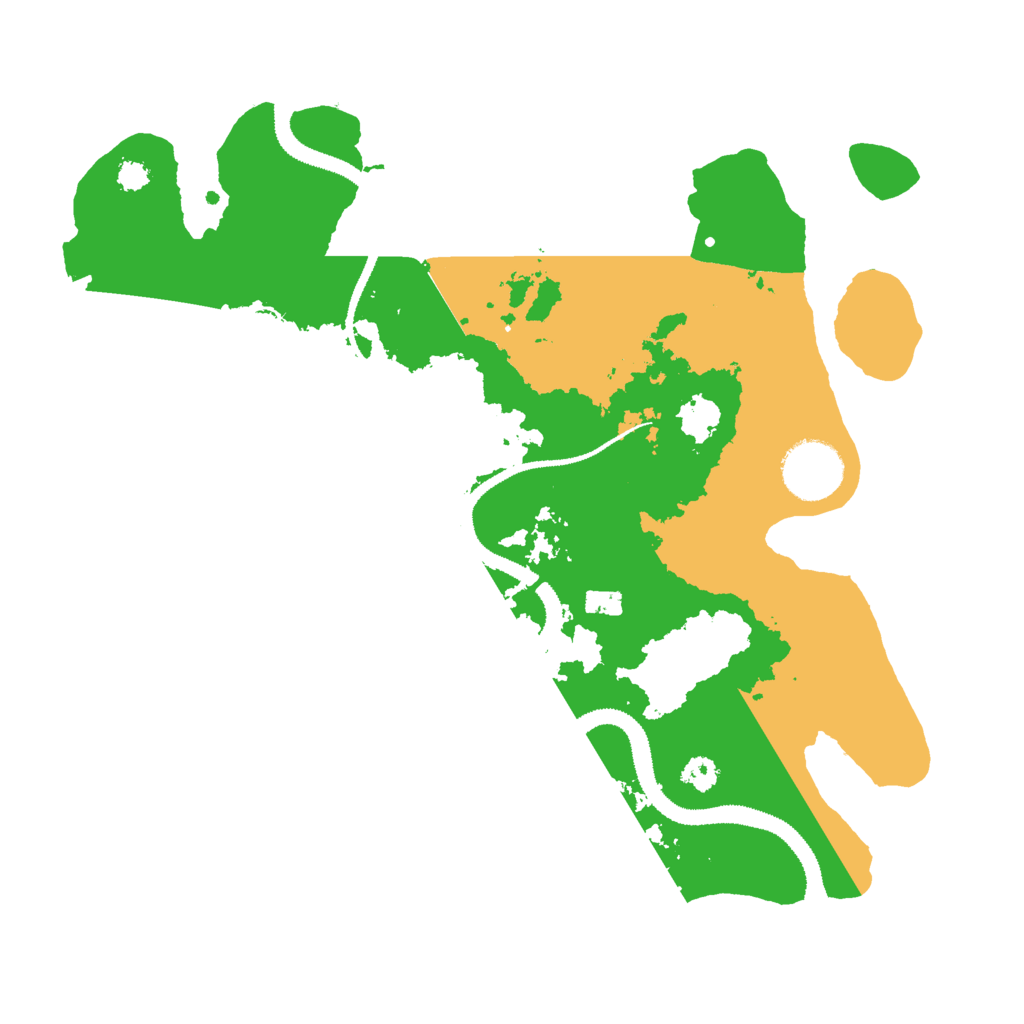 Biome Rust Map: Procedural Map, Size: 3000, Seed: 10642586