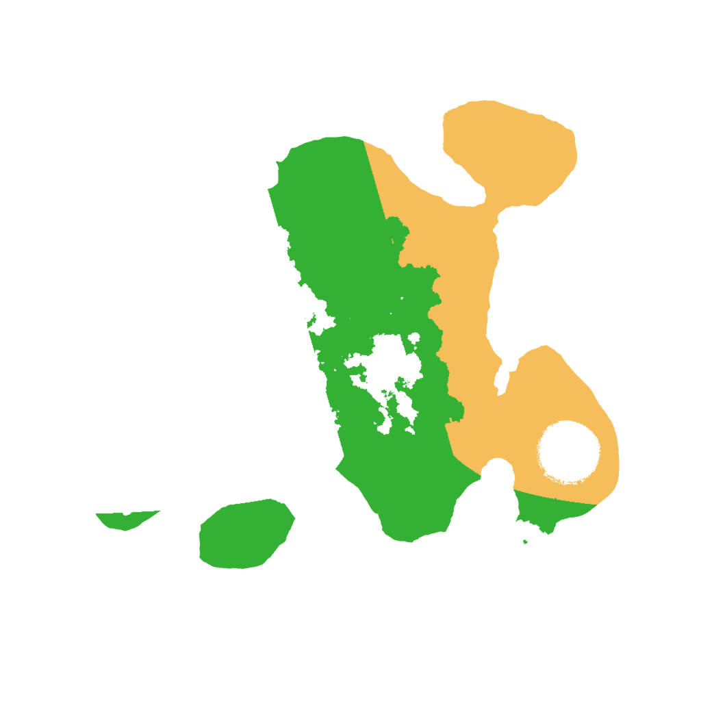 Biome Rust Map: Barren, Size: 2000, Seed: 661541473