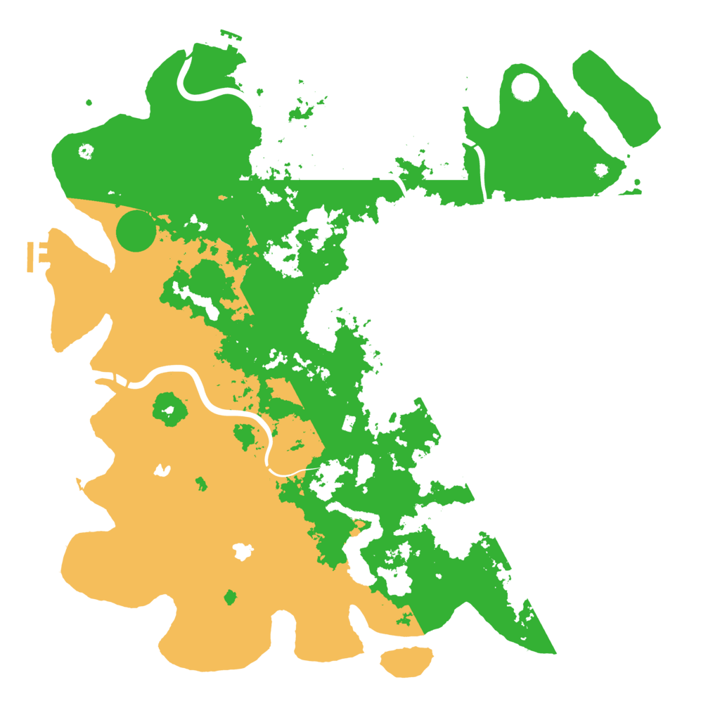 Biome Rust Map: Procedural Map, Size: 4800, Seed: 13337212