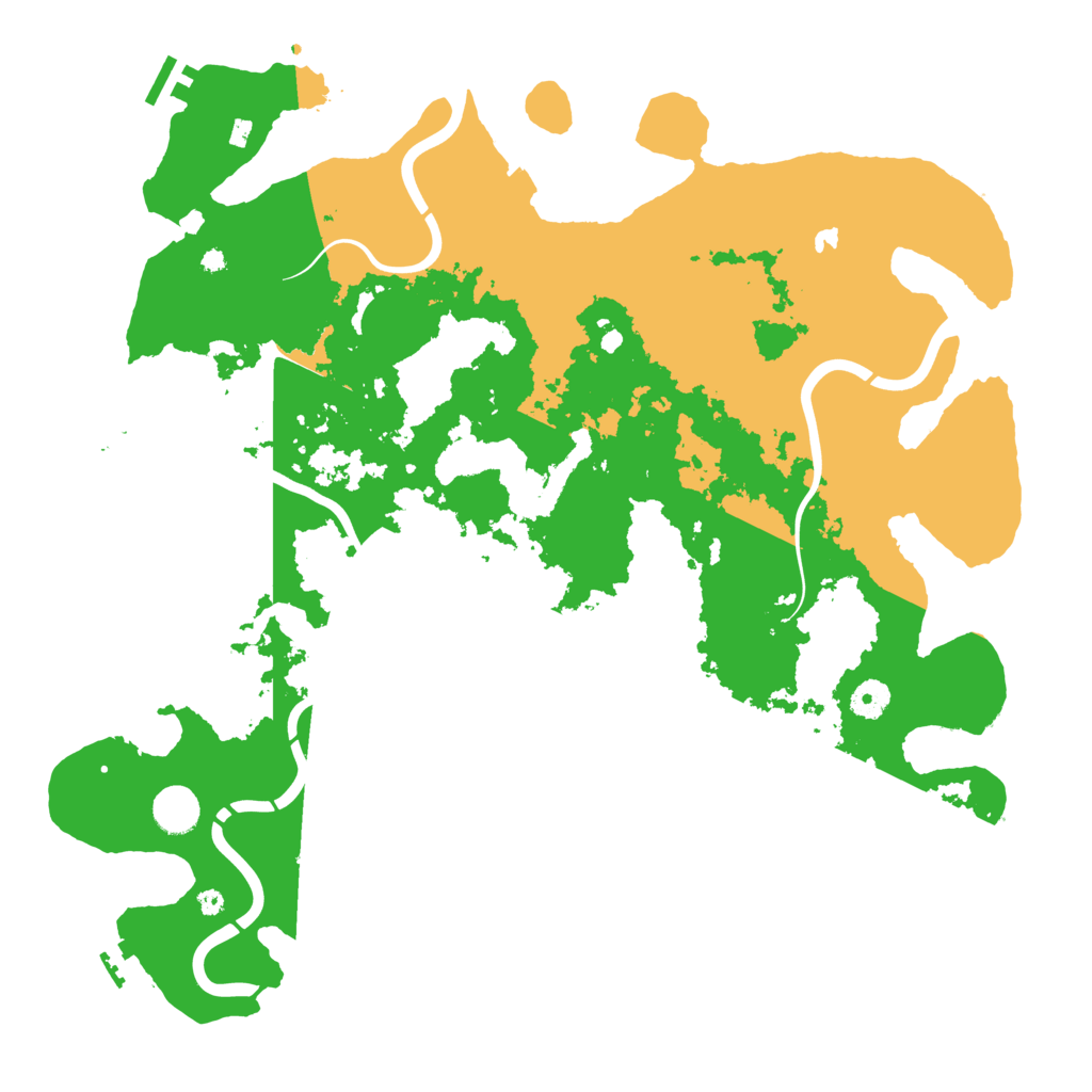 Biome Rust Map: Procedural Map, Size: 4250, Seed: 1848136976