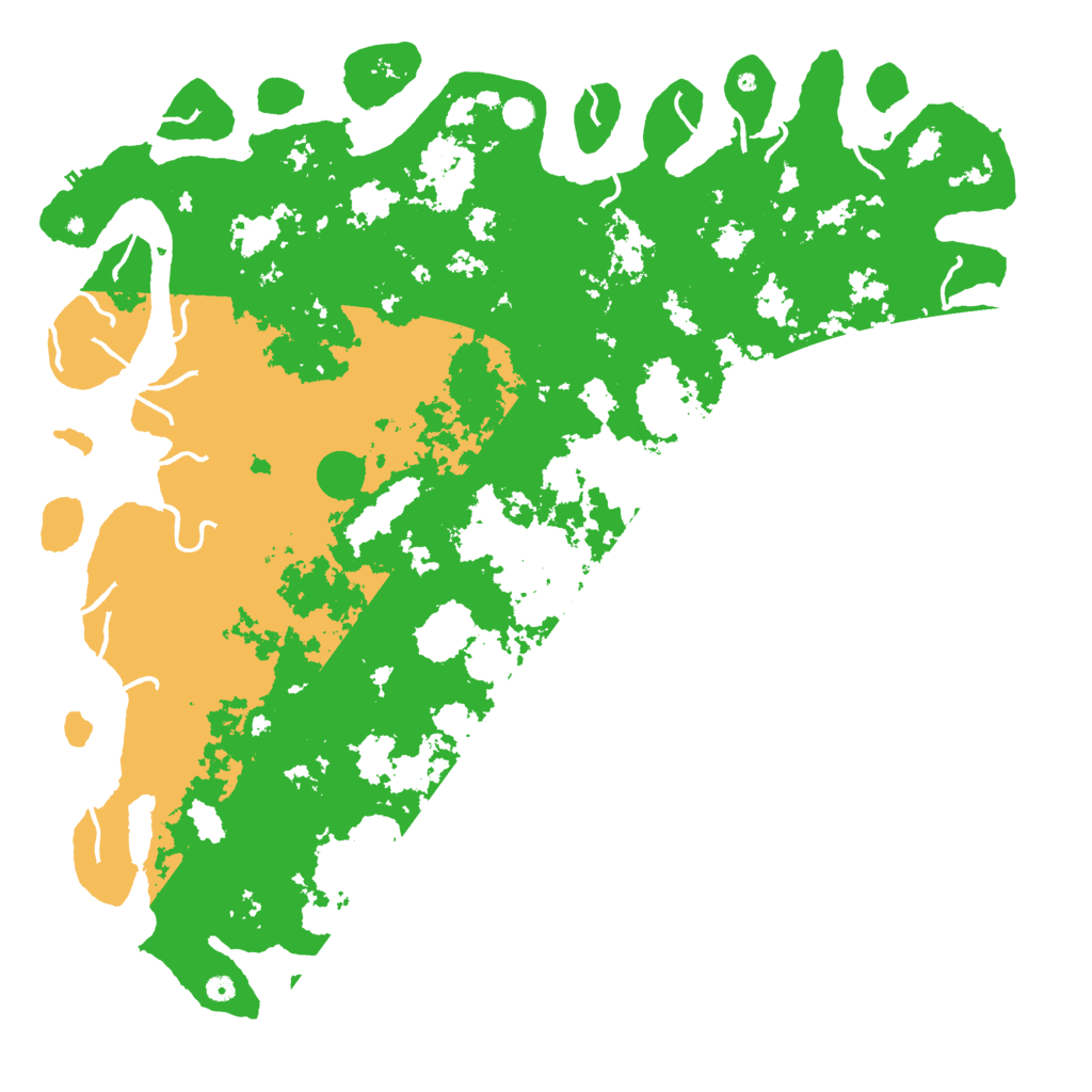 Biome Rust Map: Procedural Map, Size: 6000, Seed: 21100341