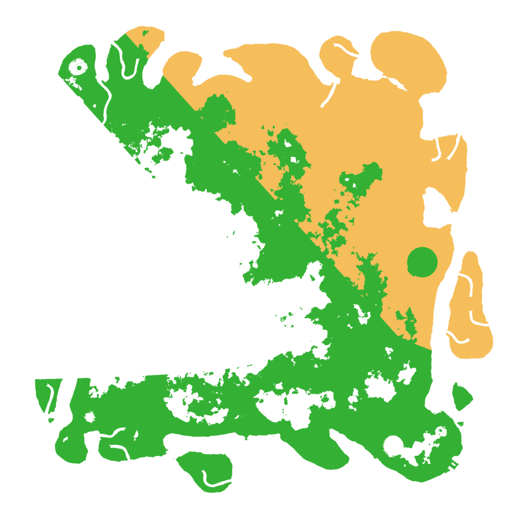 Biome Rust Map: Procedural Map, Size: 4500, Seed: 1539847927