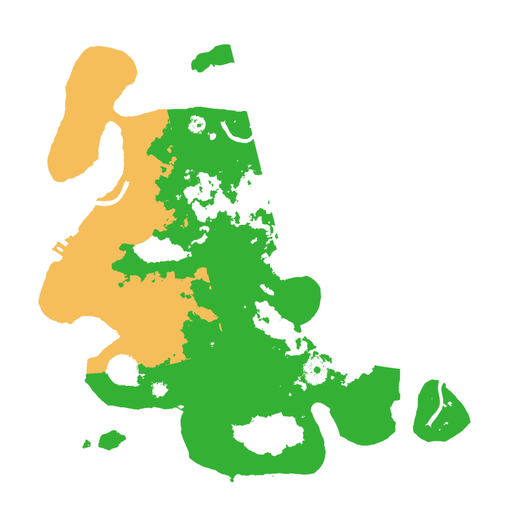 Biome Rust Map: Procedural Map, Size: 3000, Seed: 5381246