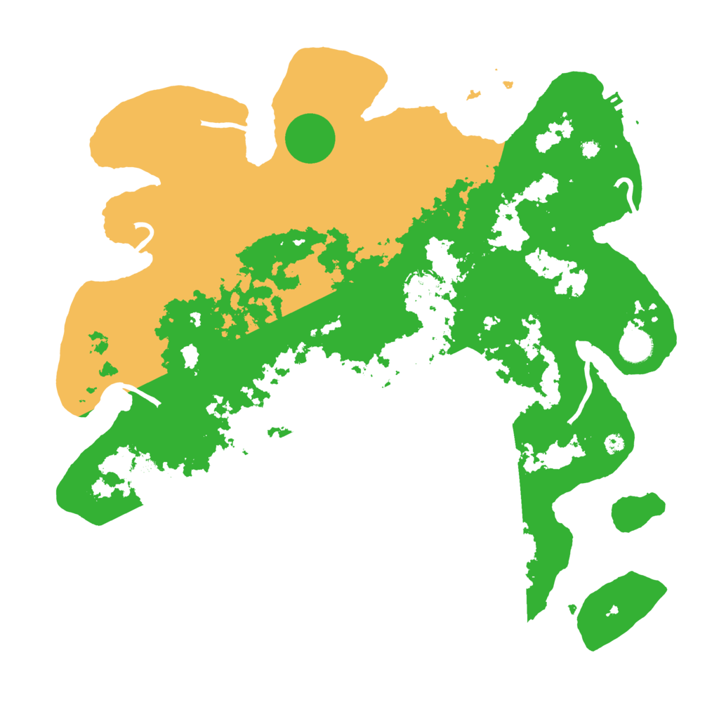 Biome Rust Map: Procedural Map, Size: 3800, Seed: 385165