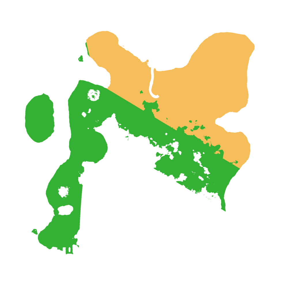 Biome Rust Map: Procedural Map, Size: 2500, Seed: 32344