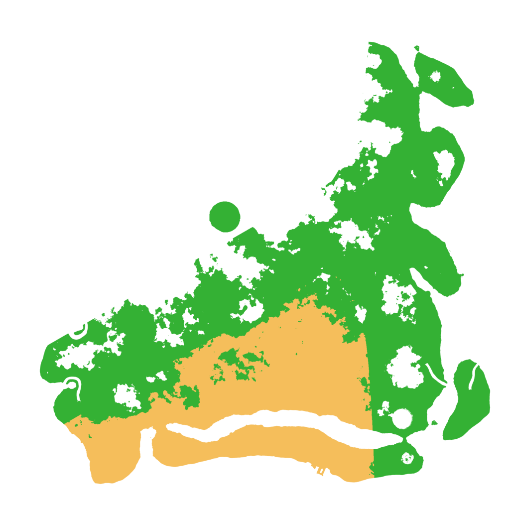 Biome Rust Map: Procedural Map, Size: 4500, Seed: 340493
