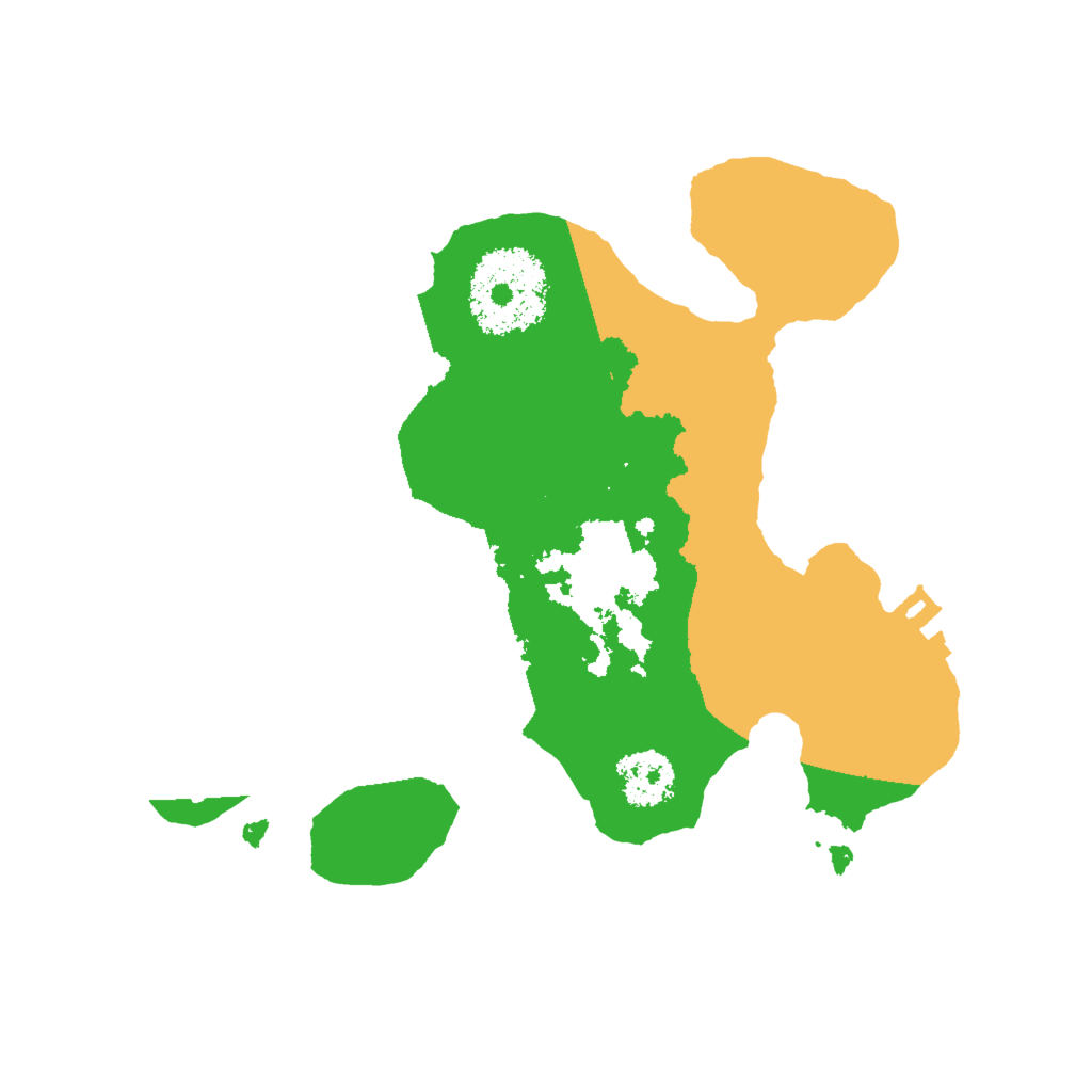 Biome Rust Map: Procedural Map, Size: 2000, Seed: 661541473