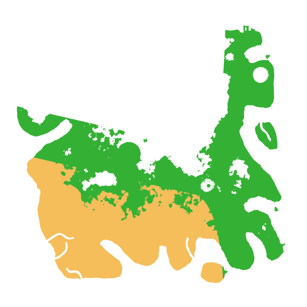 Biome Rust Map: Procedural Map, Size: 3500, Seed: 2029836