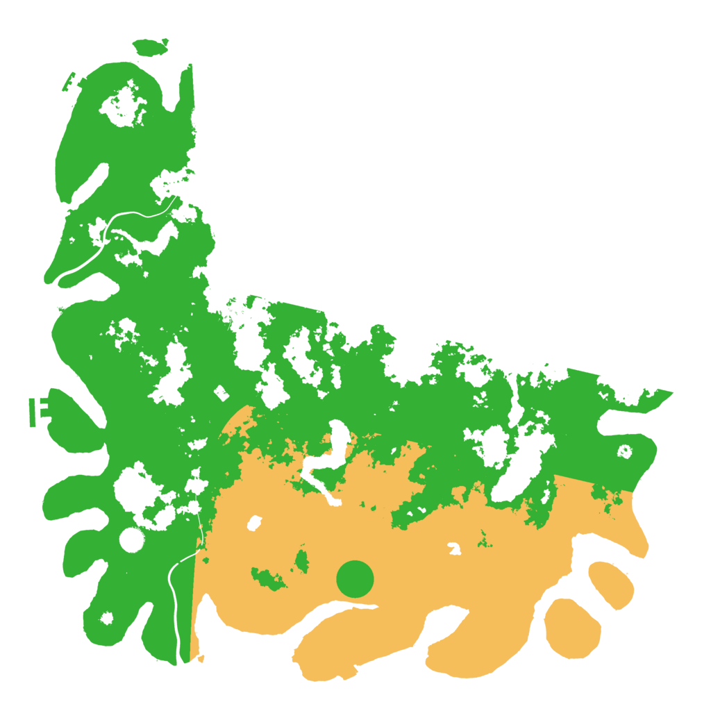 Biome Rust Map: Procedural Map, Size: 5000, Seed: 445543554