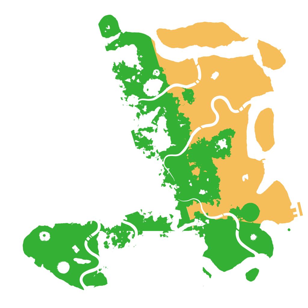 Biome Rust Map: Procedural Map, Size: 4500, Seed: 1894345113