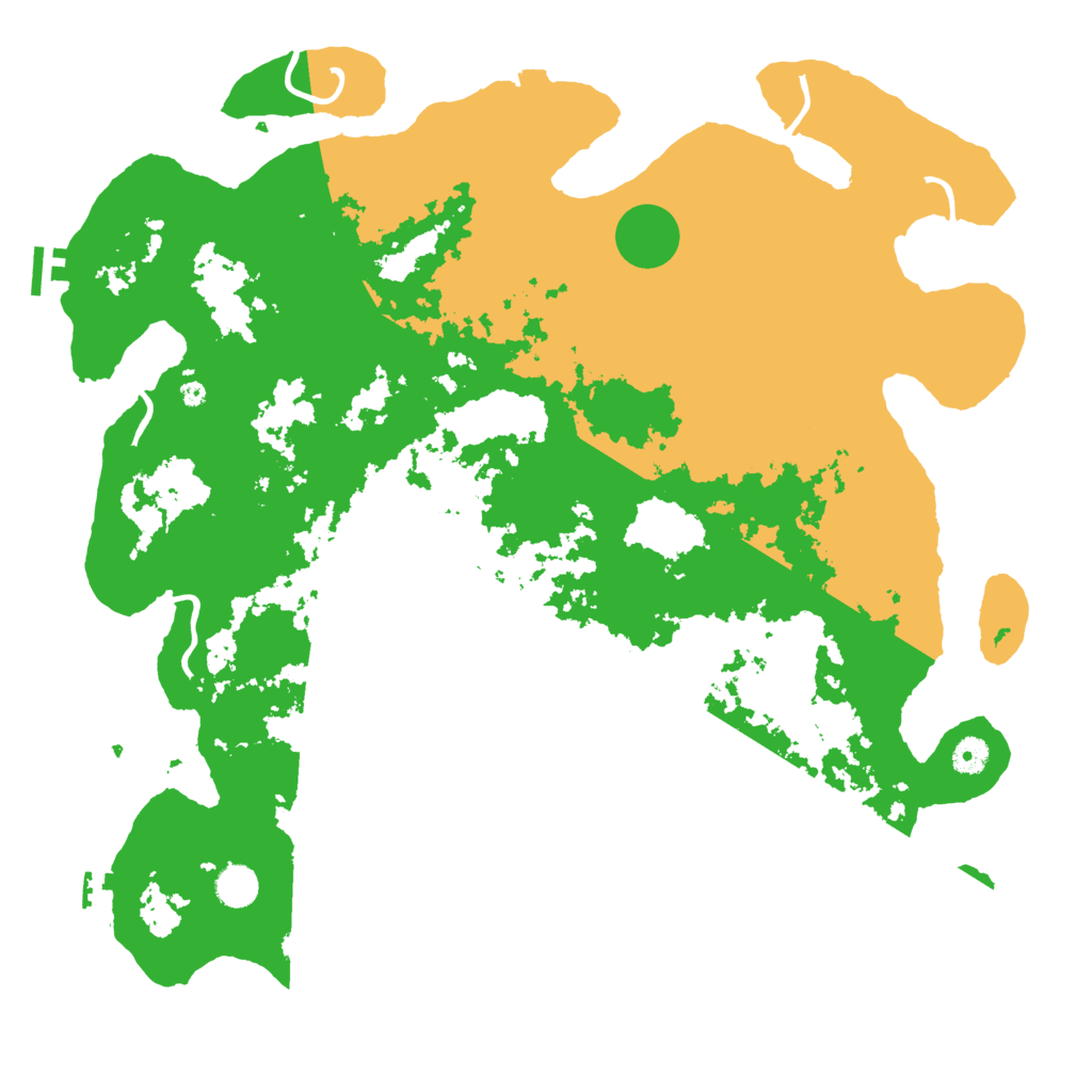 Biome Rust Map: Procedural Map, Size: 4500, Seed: 641196337