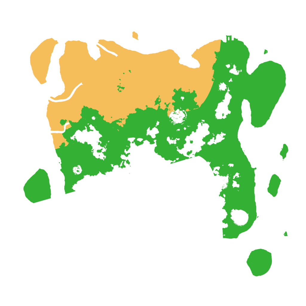 Biome Rust Map: Procedural Map, Size: 3500, Seed: 1786569293