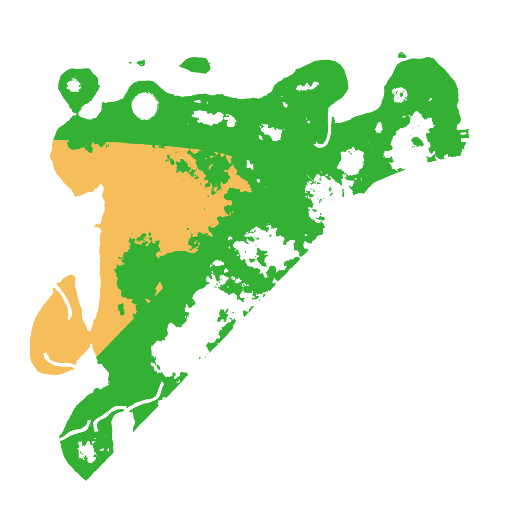 Biome Rust Map: Procedural Map, Size: 3500, Seed: 77525788