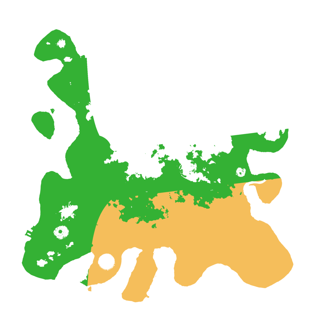 Biome Rust Map: Procedural Map, Size: 3500, Seed: 8566267