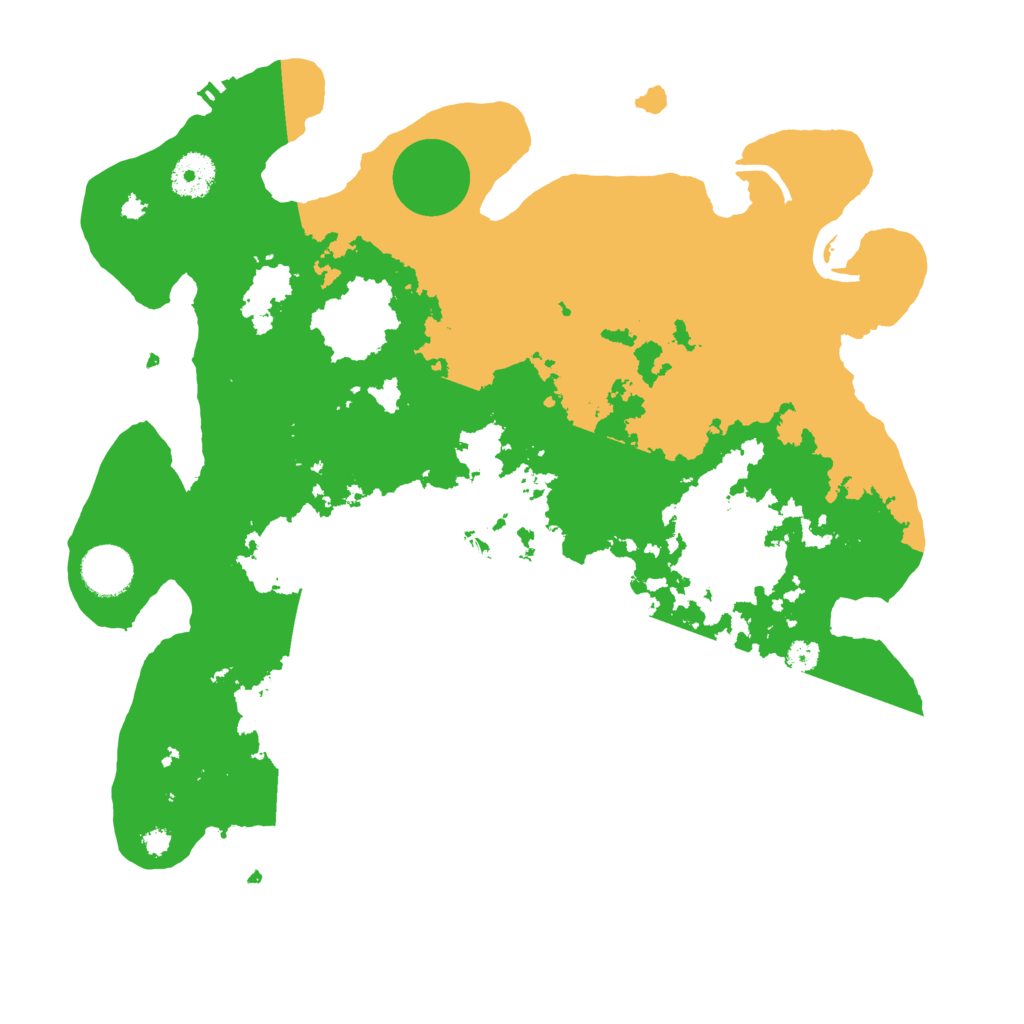 Biome Rust Map: Procedural Map, Size: 3500, Seed: 18093485