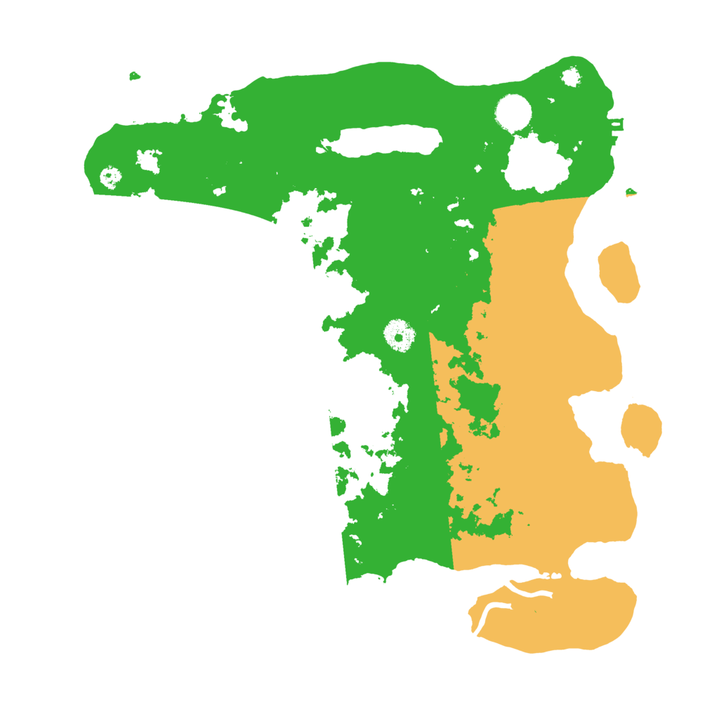 Biome Rust Map: Procedural Map, Size: 3500, Seed: 6031999